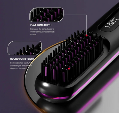 Cepillo para Cabello Alisador portátil