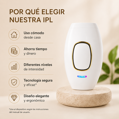 Depilación IPL profesional